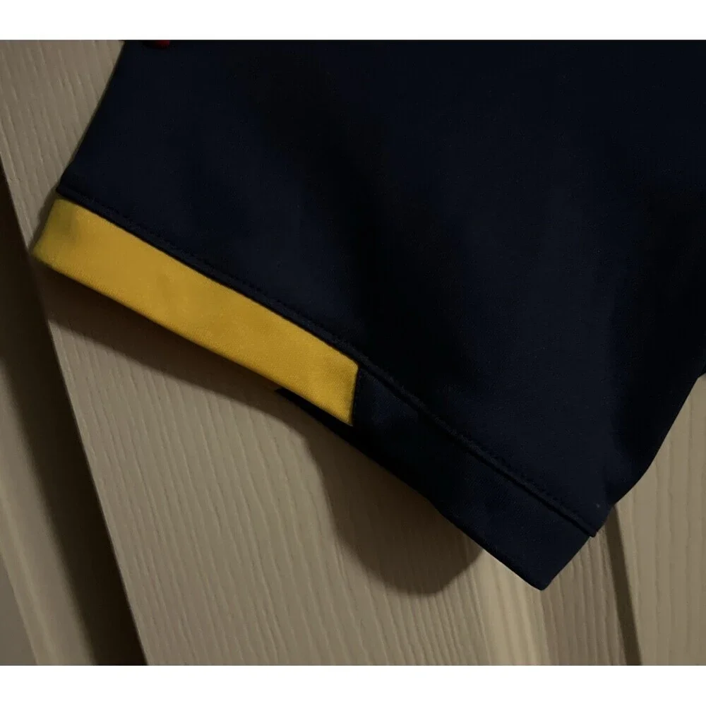 Michigan Wolverines Shirt Mens Large Colosseum Polo Adult College Sports - Picture 4 of 5
